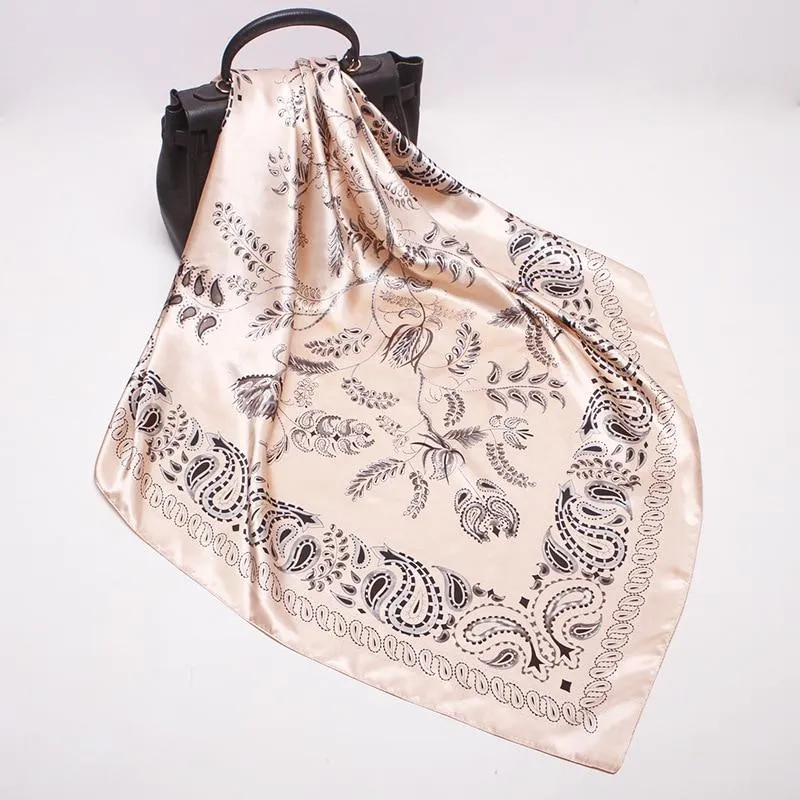 Paisley Tuch Beige