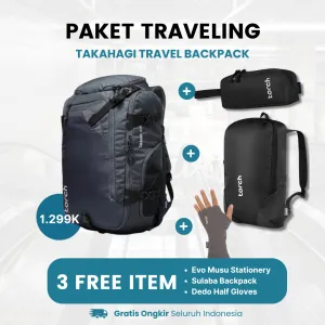 Paket Traveling - Takahagi Travel Backpack