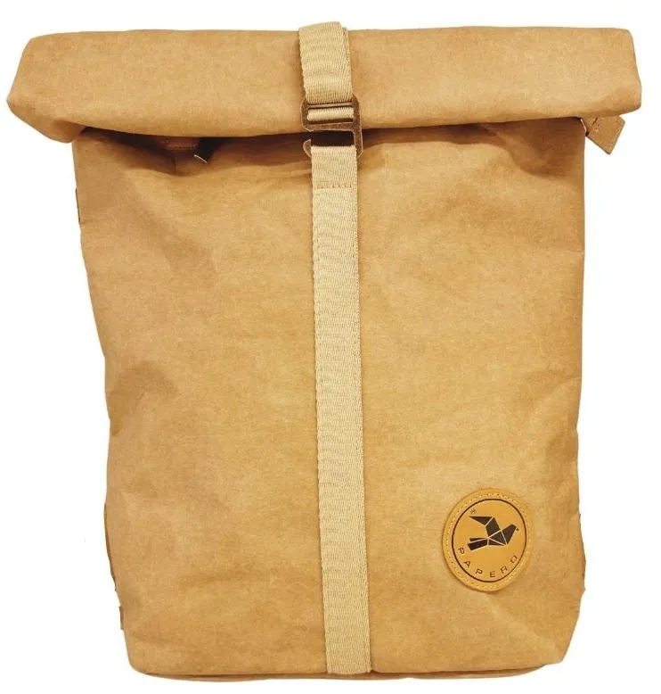 PAPERO Rucksack aus Papier COUGAR 22 L Unisex waschbar, reißfest, wasserfest, nachhaltiger Daypack