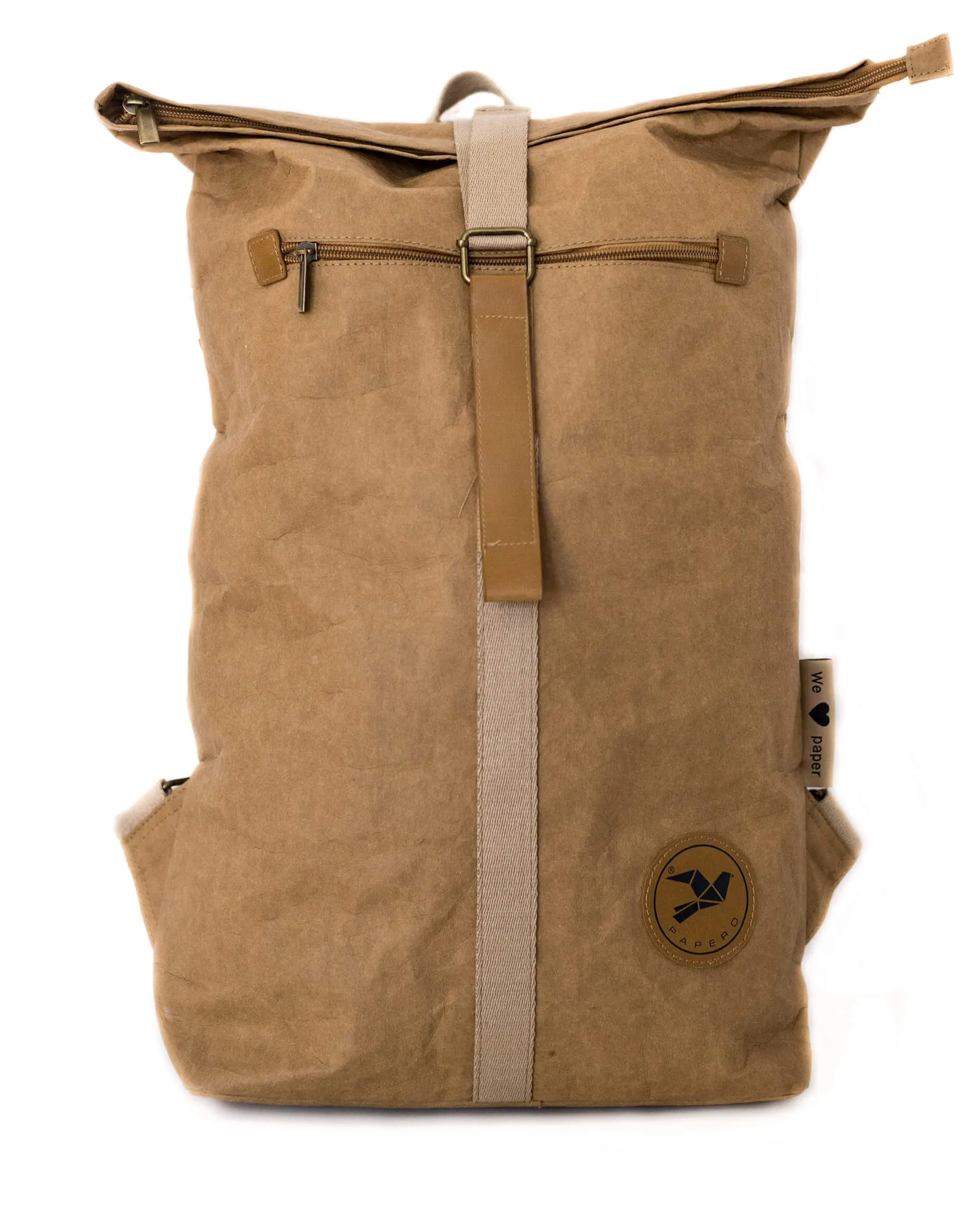 PAPERO Rucksack aus Papier COUGAR 22 L Unisex waschbar, reißfest, wasserfest, nachhaltiger Daypack