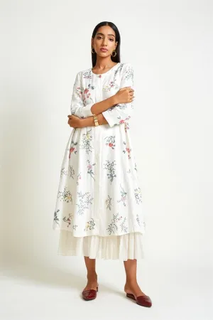 Payal Pratap   -   Rock Garden Jasmine Embroidered Dress with Slip (2pcs)