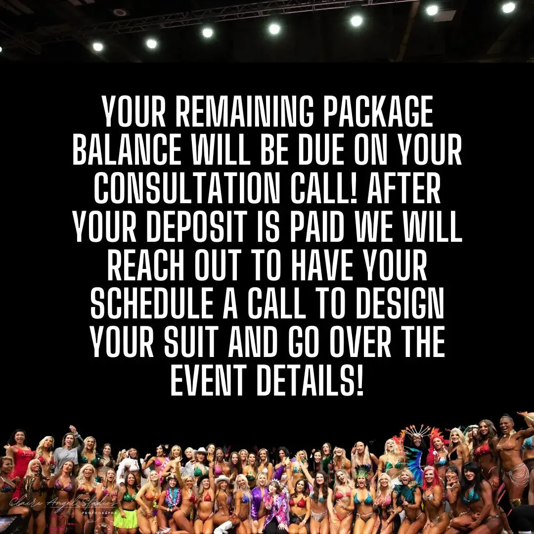Payment Plan Extra Deposit for The Angel Fashion Show