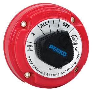 PERKO MEDIUM DUTY BATTERY SELECTOR SWITCH - 250A CONTINUOUS