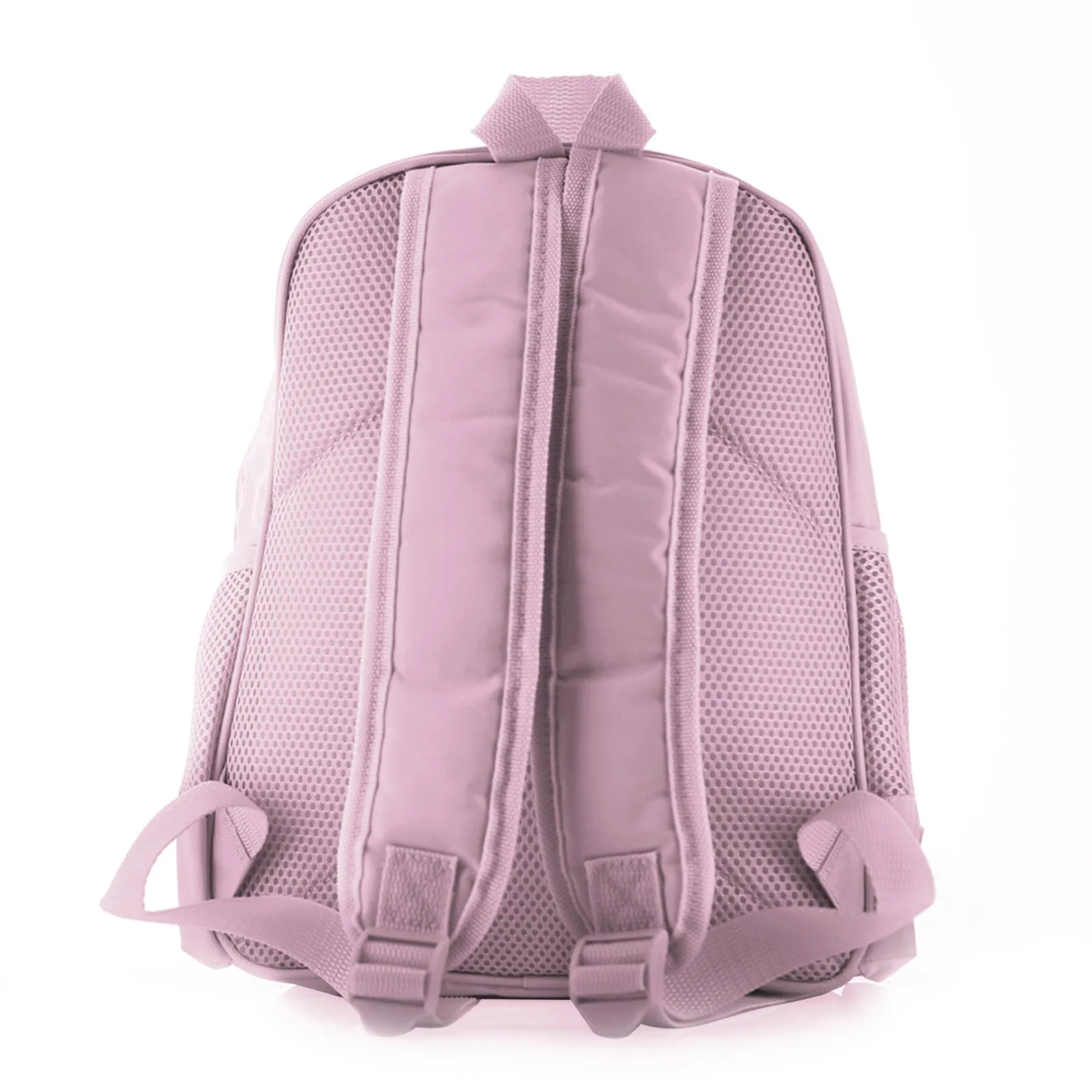 Personalised School Bag with Welcoming Text and Relaxing Mum and Baby Hippos