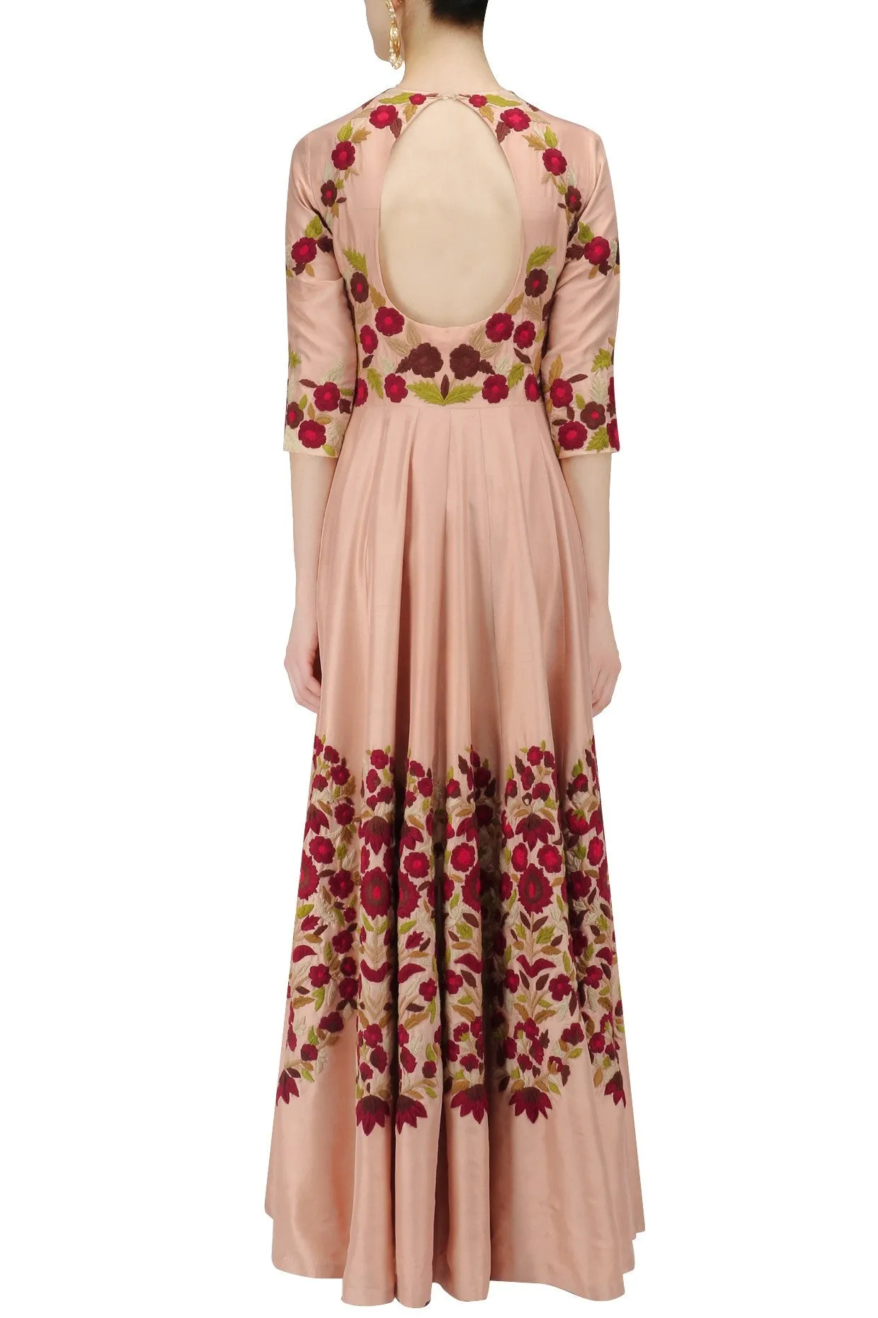 Pink Color Anarkali Kurta Set
