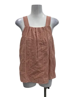 Pink Eyelet Square Neck Top OSN
