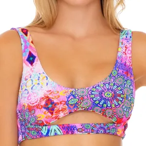 PINK LAGOON - Open Front Bralette
