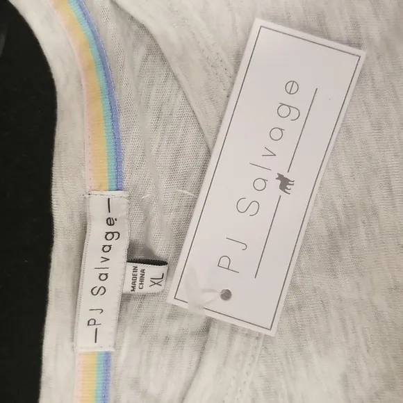 💕PJ SALVAGE💕 Bride Tee ~ Heather Grey XL NWT