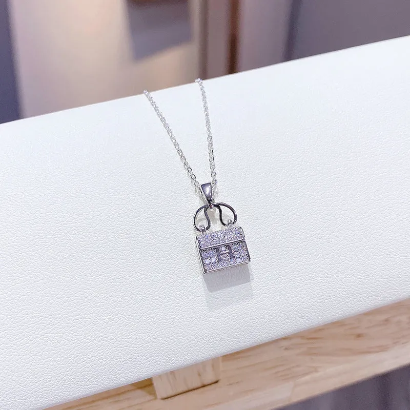 Platinum Satchel Bag Pendant