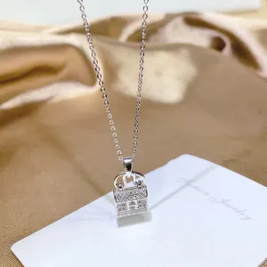 Platinum Satchel Bag Pendant