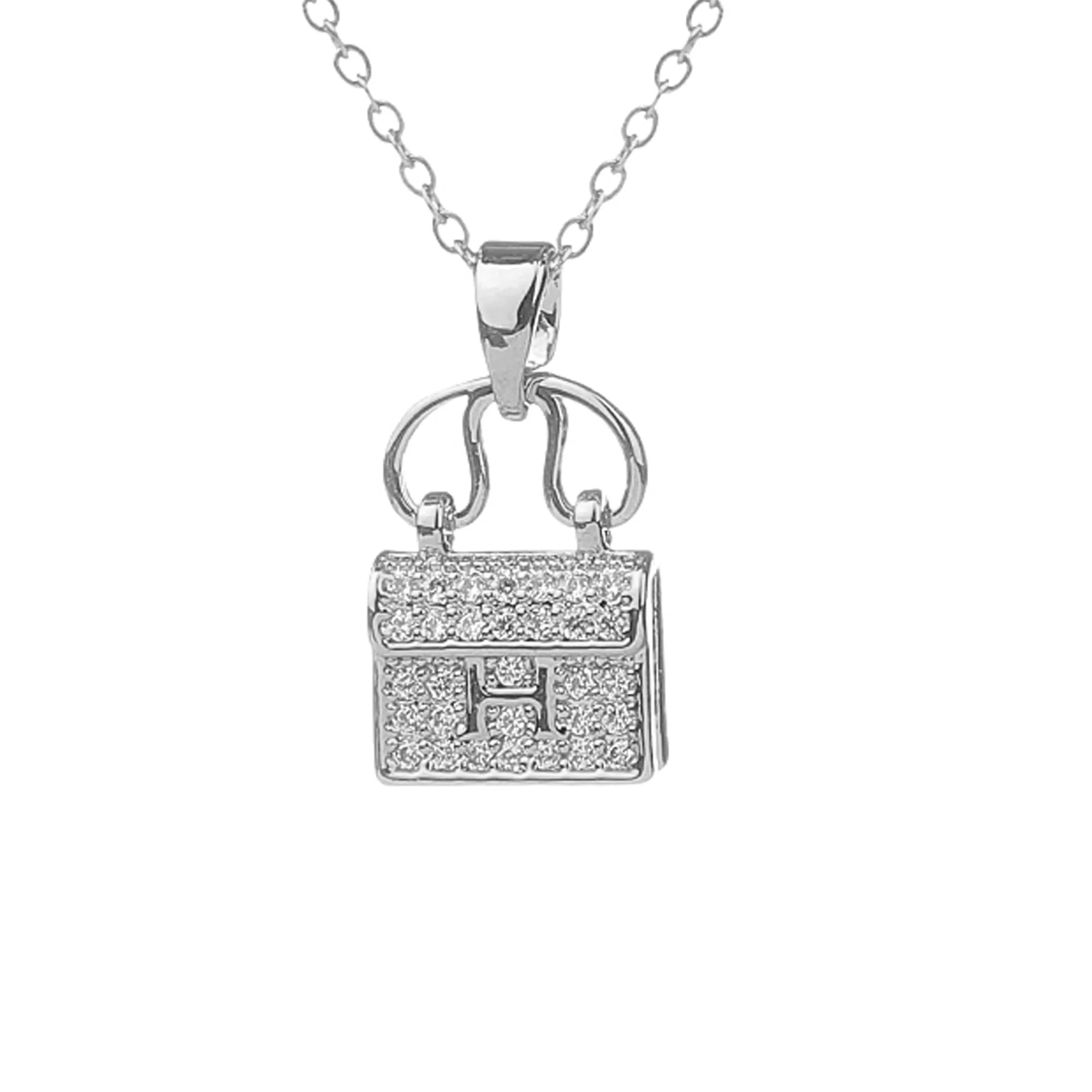Platinum Satchel Bag Pendant