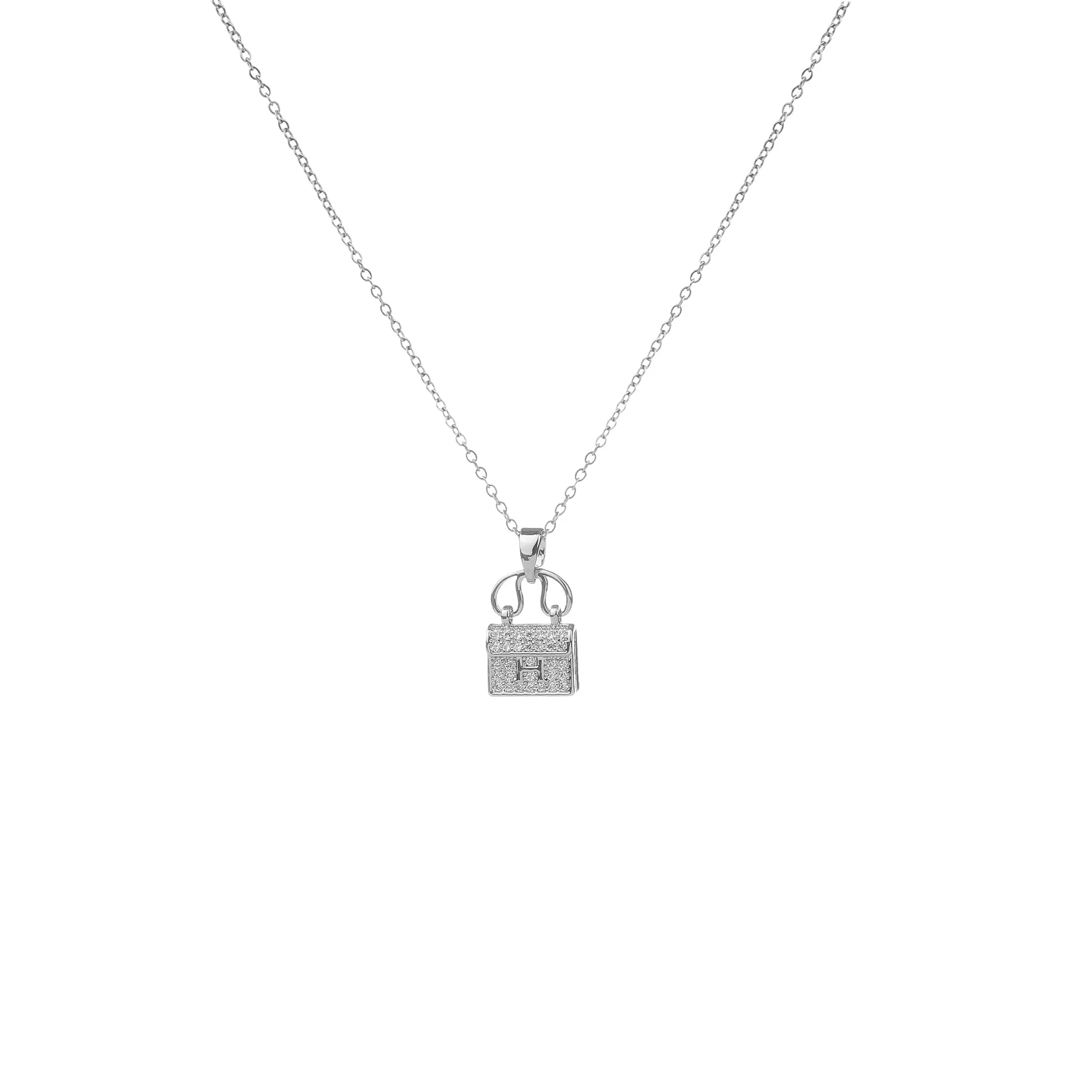 Platinum Satchel Bag Pendant