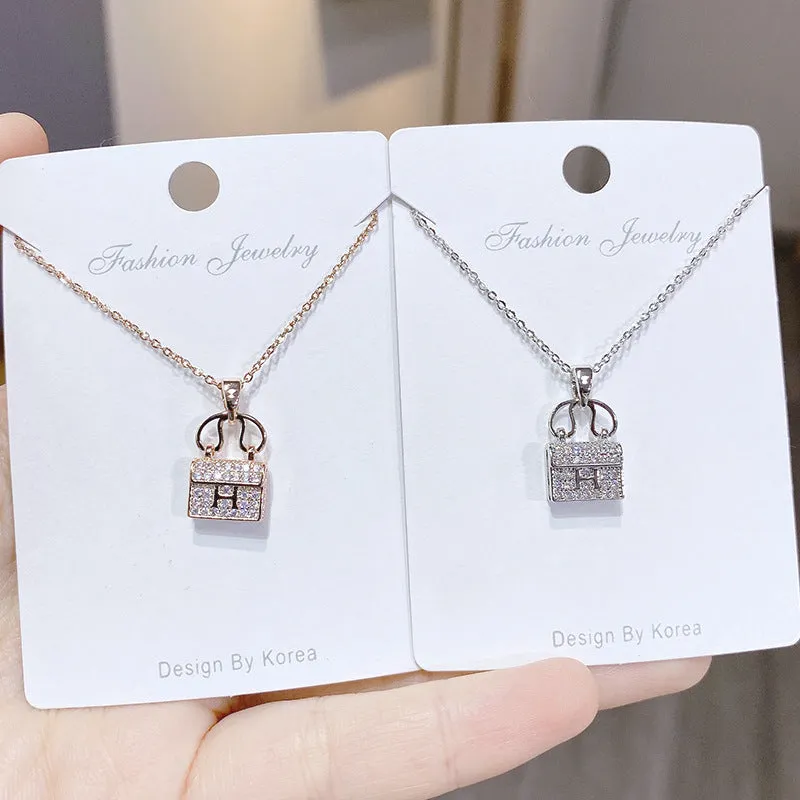 Platinum Satchel Bag Pendant