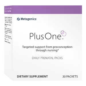 PlusOne™ Daily Prenatal Packs <br>Targeted support from preconception through nursing*