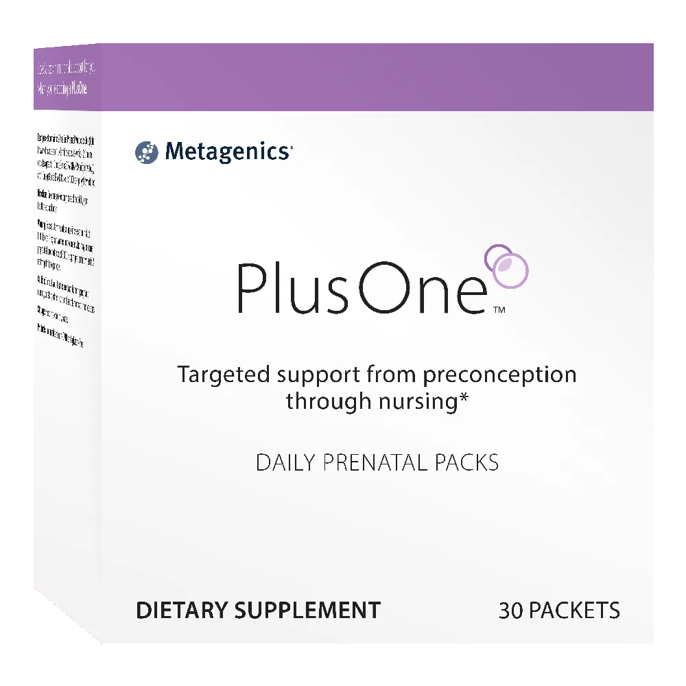 PlusOne™ Daily Prenatal Packs <br>Targeted support from preconception through nursing*