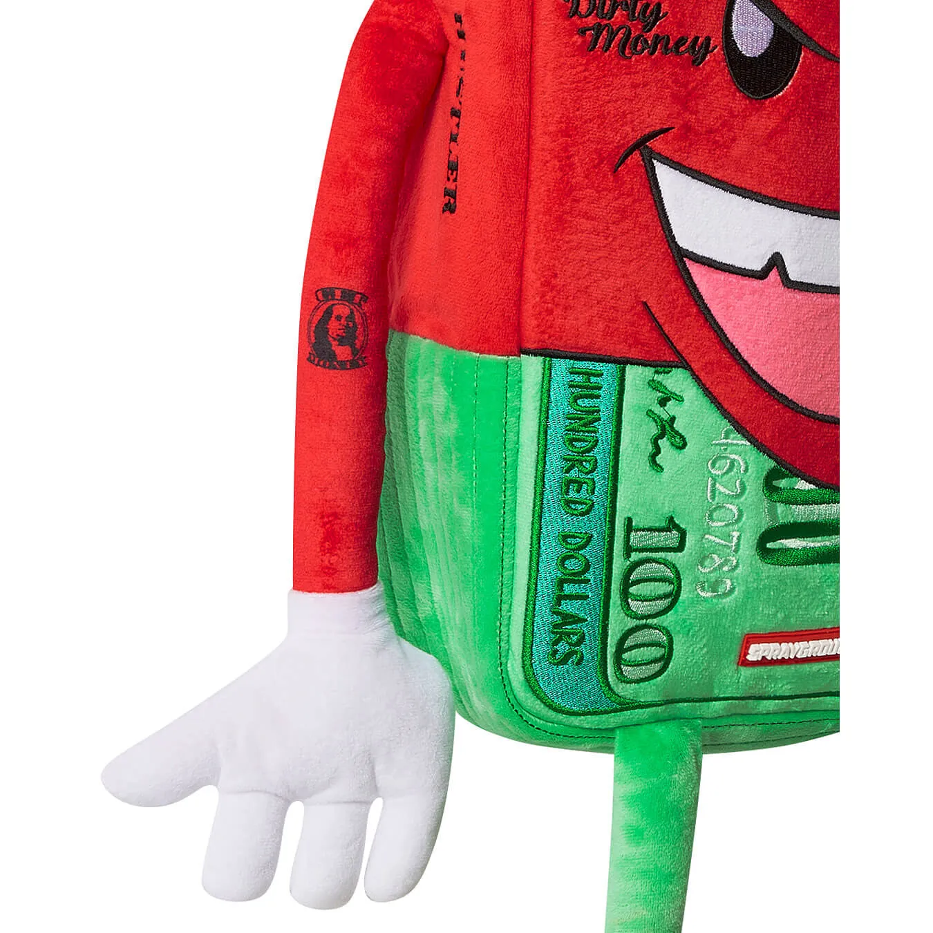 Plyšový batoh Sprayground Plush Boy Moneyboy Backpack zelený