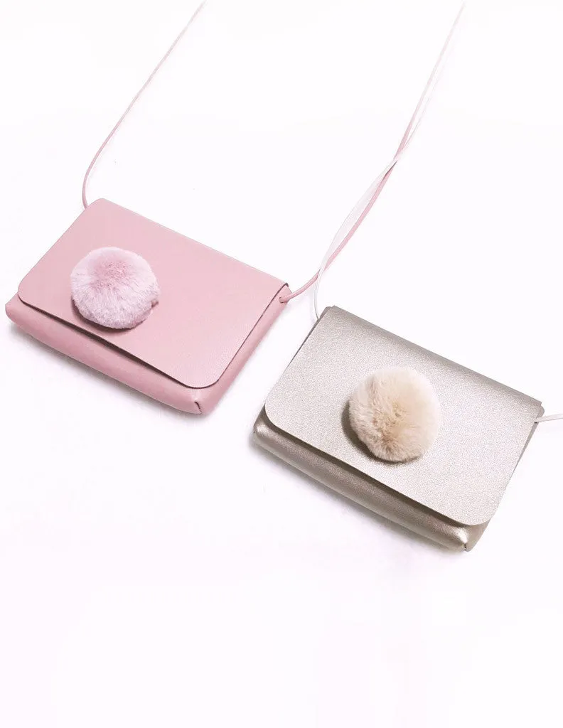 Pom-Pom Cross Body Bag