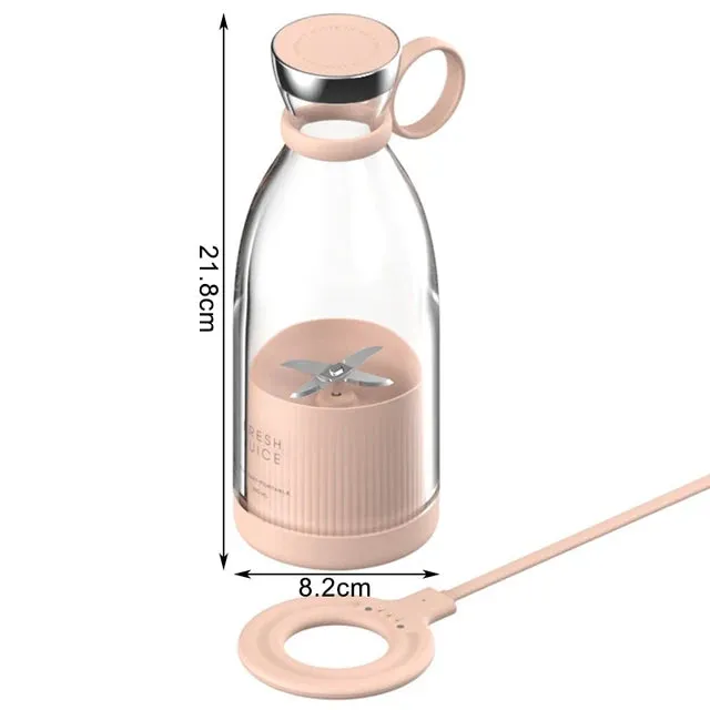 Portable Electric Juicer Blender USB Charging Mini Fruit Mixer Juicer Fruit Extractors Food Milkshake Multifunction Juice Maker Machine