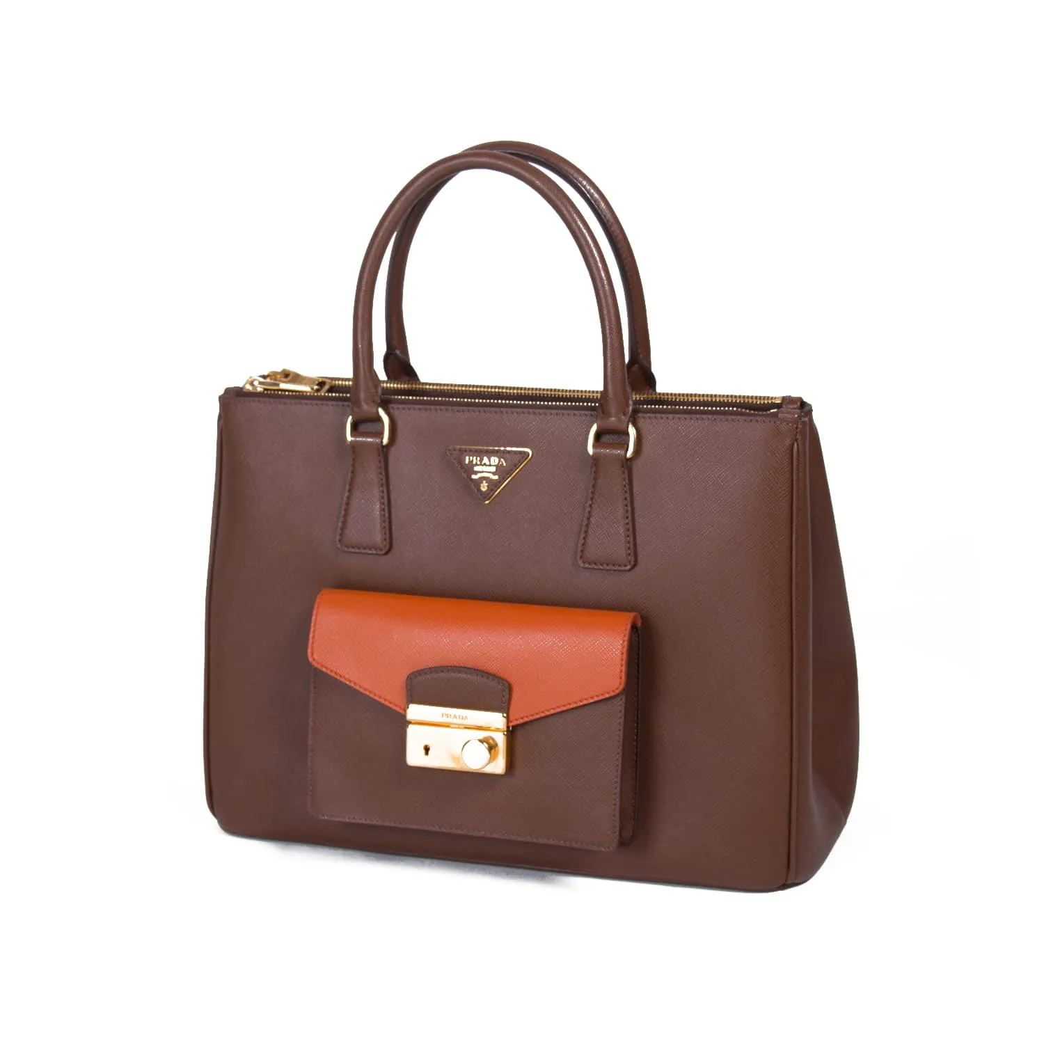 Prada Galleria Saffiano Cargo Tote Bag