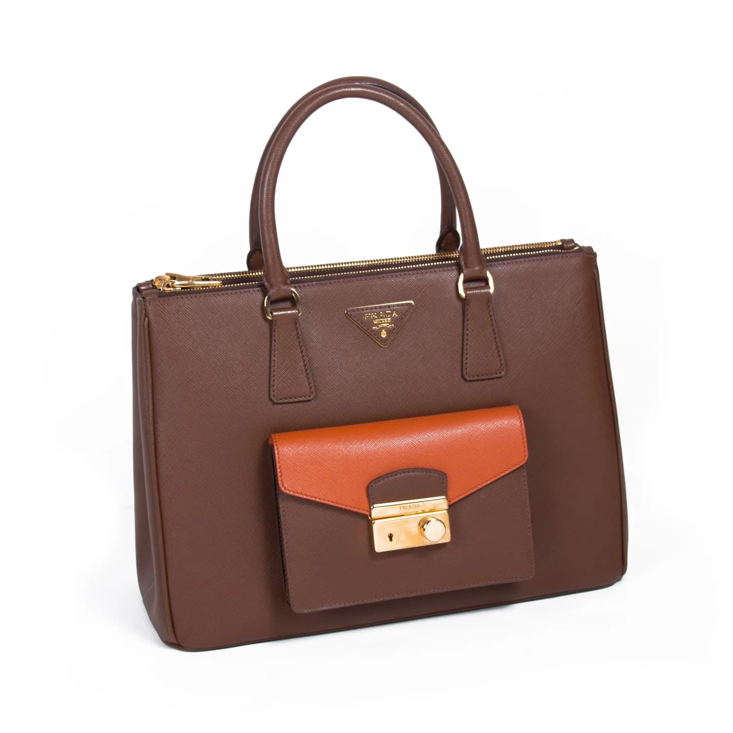 Prada Galleria Saffiano Cargo Tote Bag