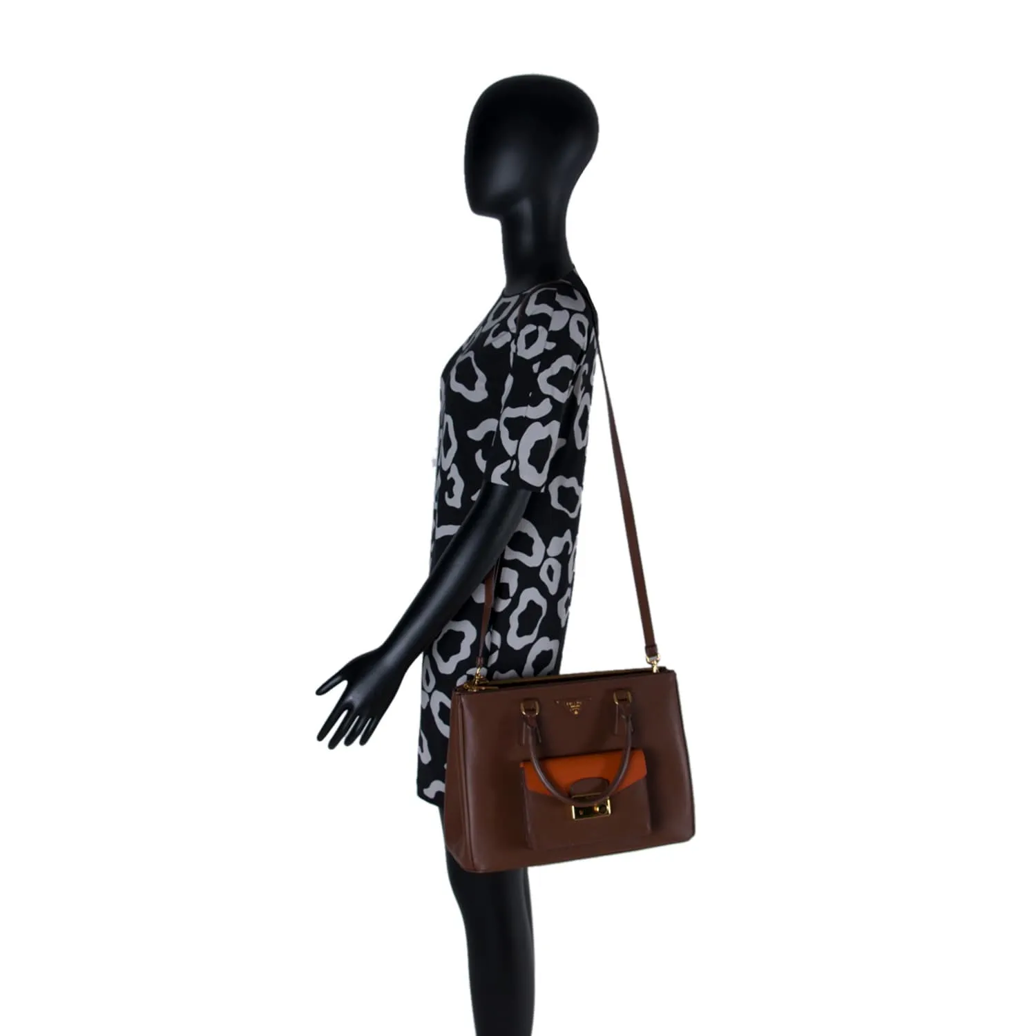 Prada Galleria Saffiano Cargo Tote Bag
