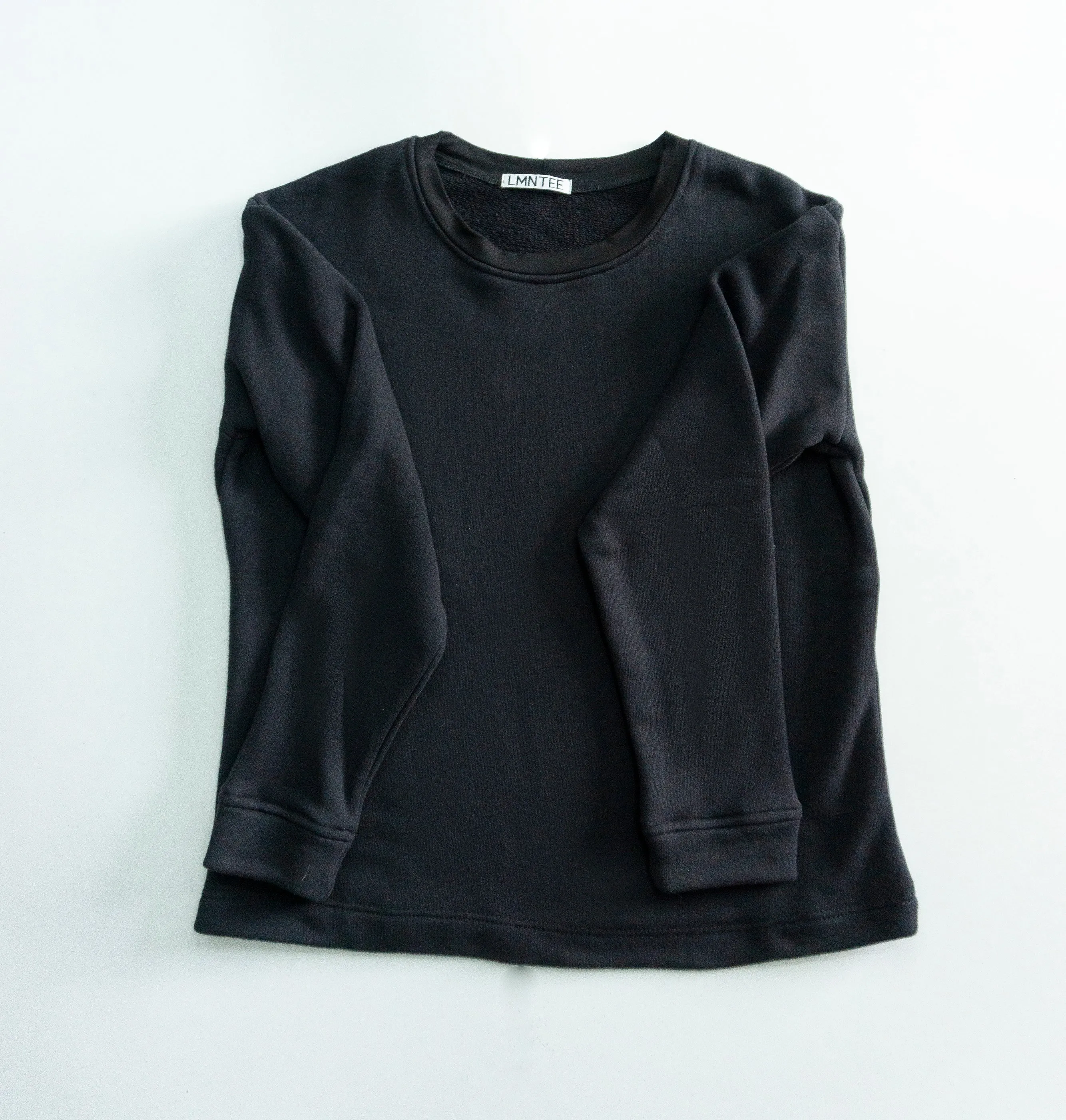 premium basic sweatshirt black