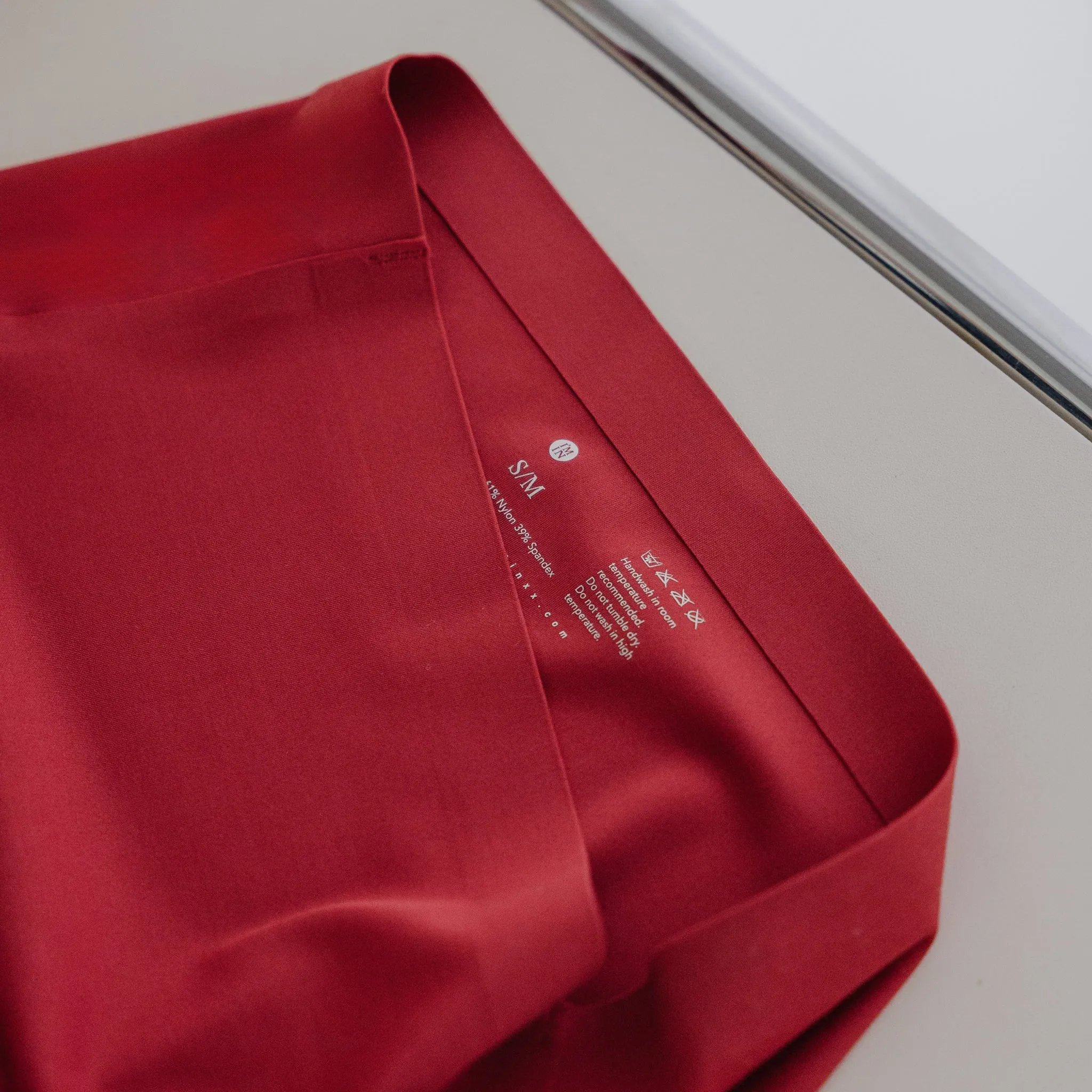 Premium Mid-Rise Seamless Butthugger in Cherry Cream (Limited Edition)