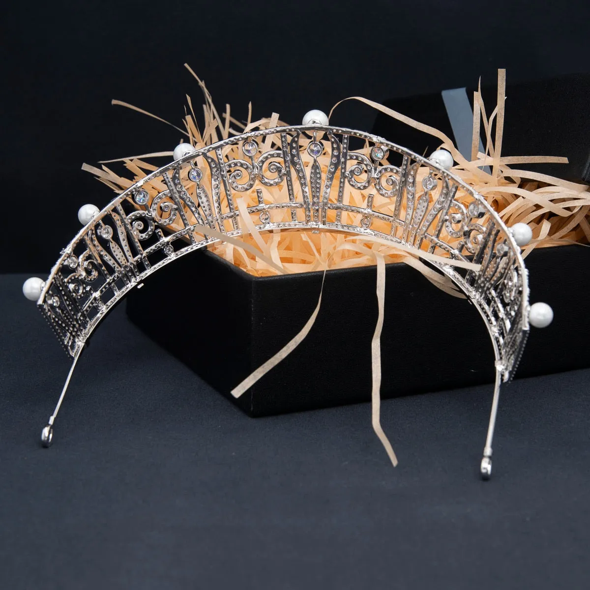 Princess Claire Pearl and Diamond Tiara Replica