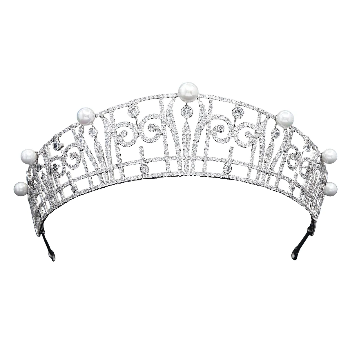 Princess Claire Pearl and Diamond Tiara Replica