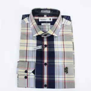 Pringle Classic Fit Check Shirt MSLS0178
