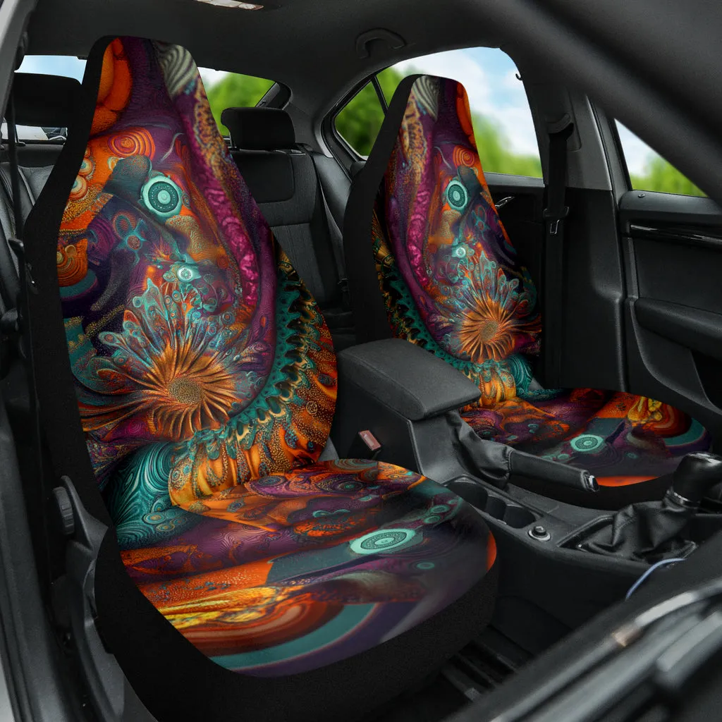 Psychedelic Fractal Car Seat Covers