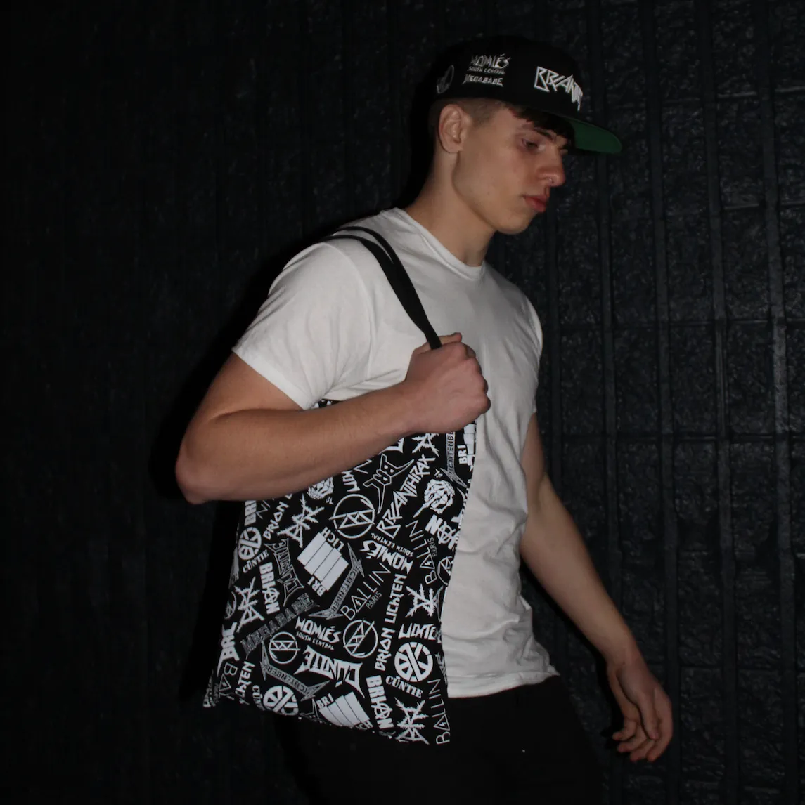 PUNK ROCK ALL OVER TOTE BAG