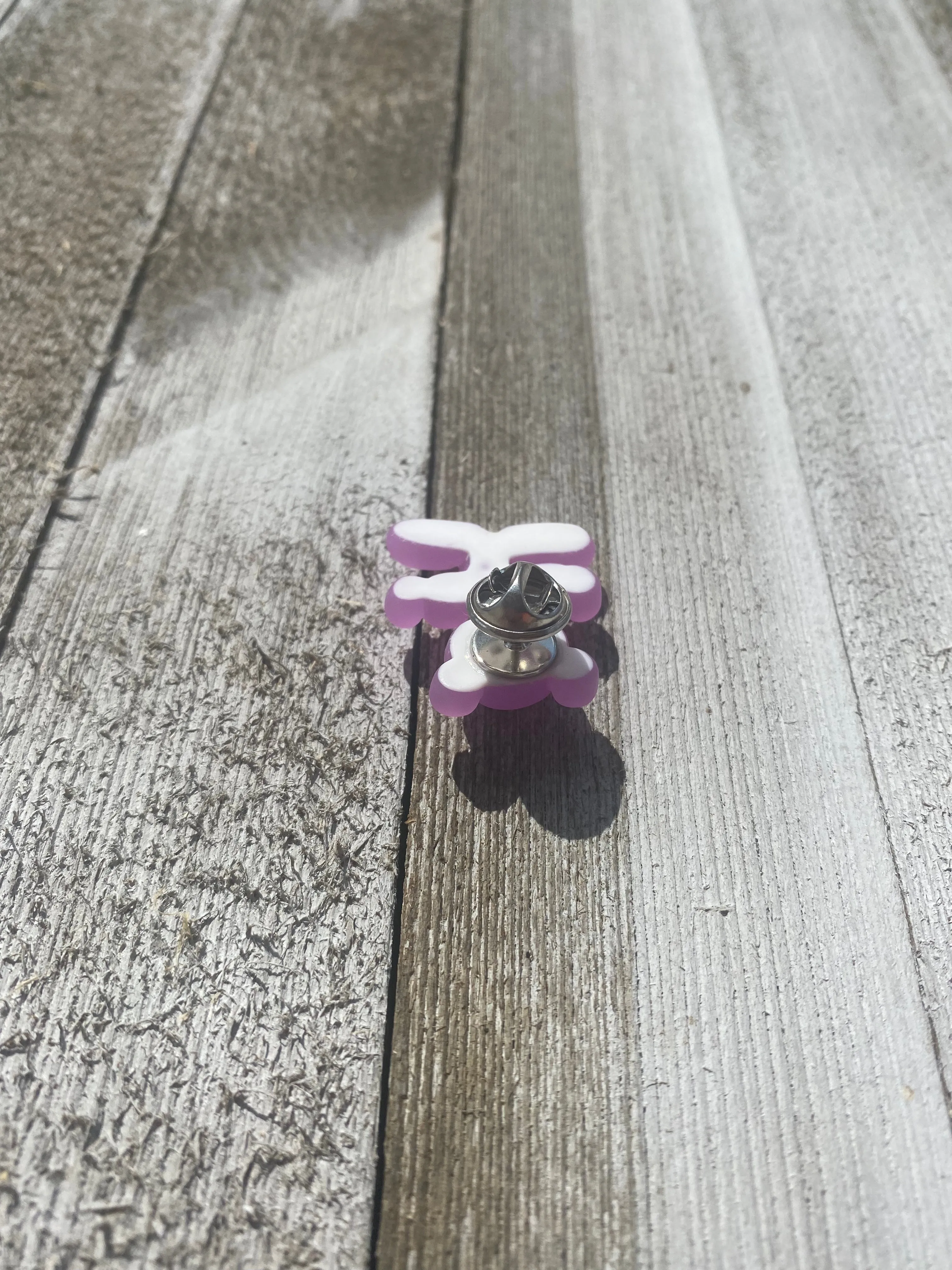 Purple Balloon Bear Pin Gift