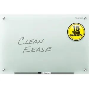 Quartet Infinity™ Glass Dry-Erase Board, 6' x 4', Frosted Surface, Frameless