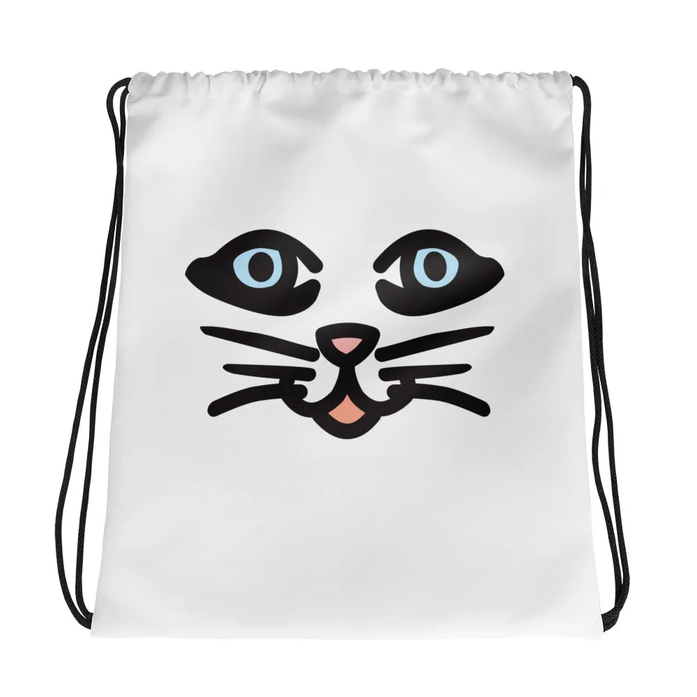 "Cat Eyes" Drawstring bag design by Hero.