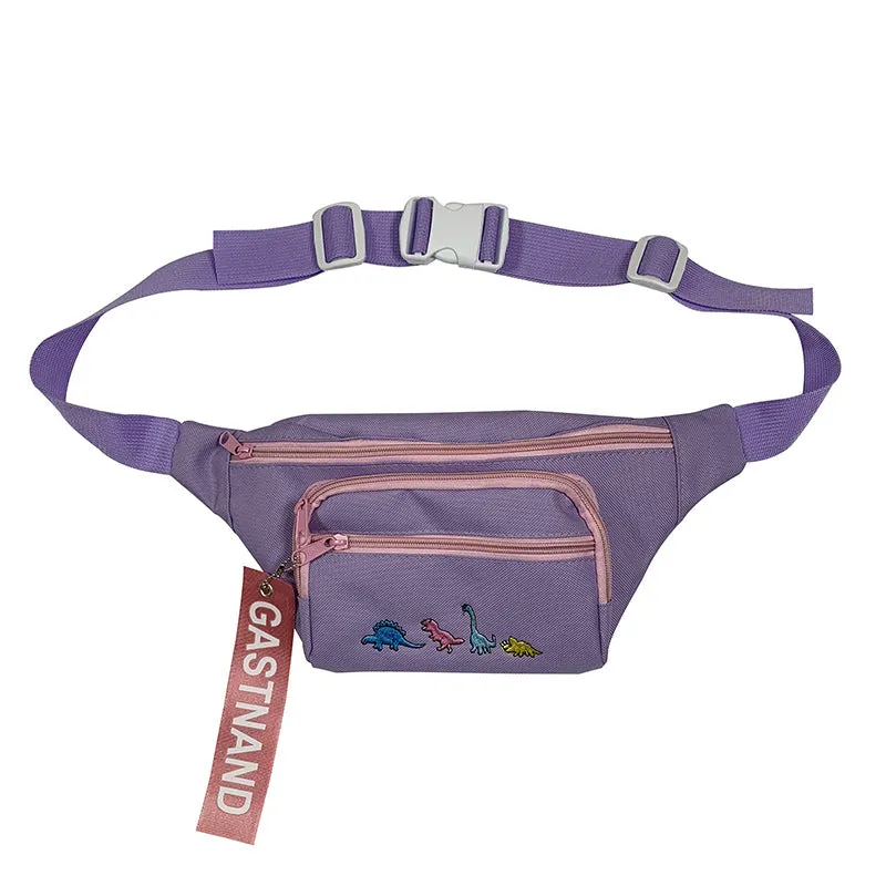 "HARAJUKU EMBROIDERED DINOSAUR" BAG K081102