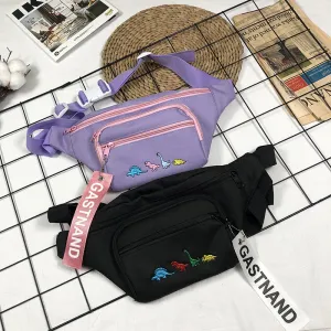"HARAJUKU EMBROIDERED DINOSAUR" BAG K081102