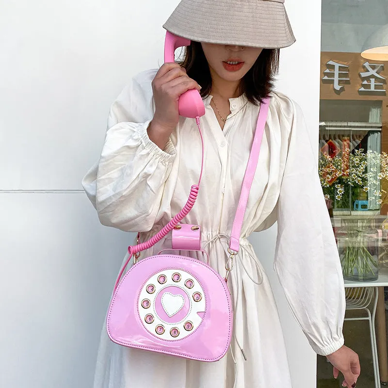"LOVE HEART TELEPHONE" BAG D050808