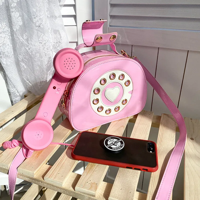 "LOVE HEART TELEPHONE" BAG D050808