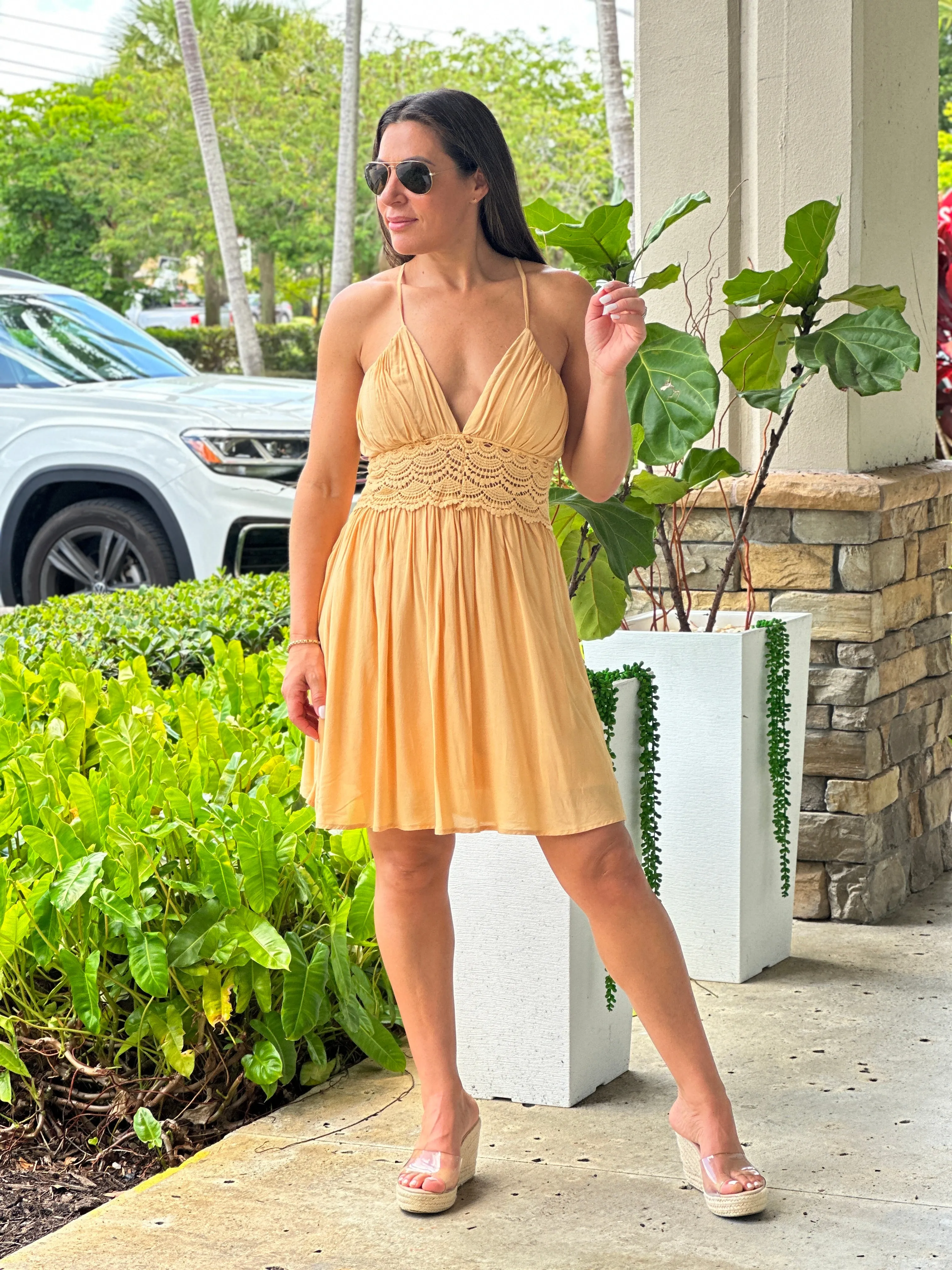 "Paola" Sleeveless Mini Dress