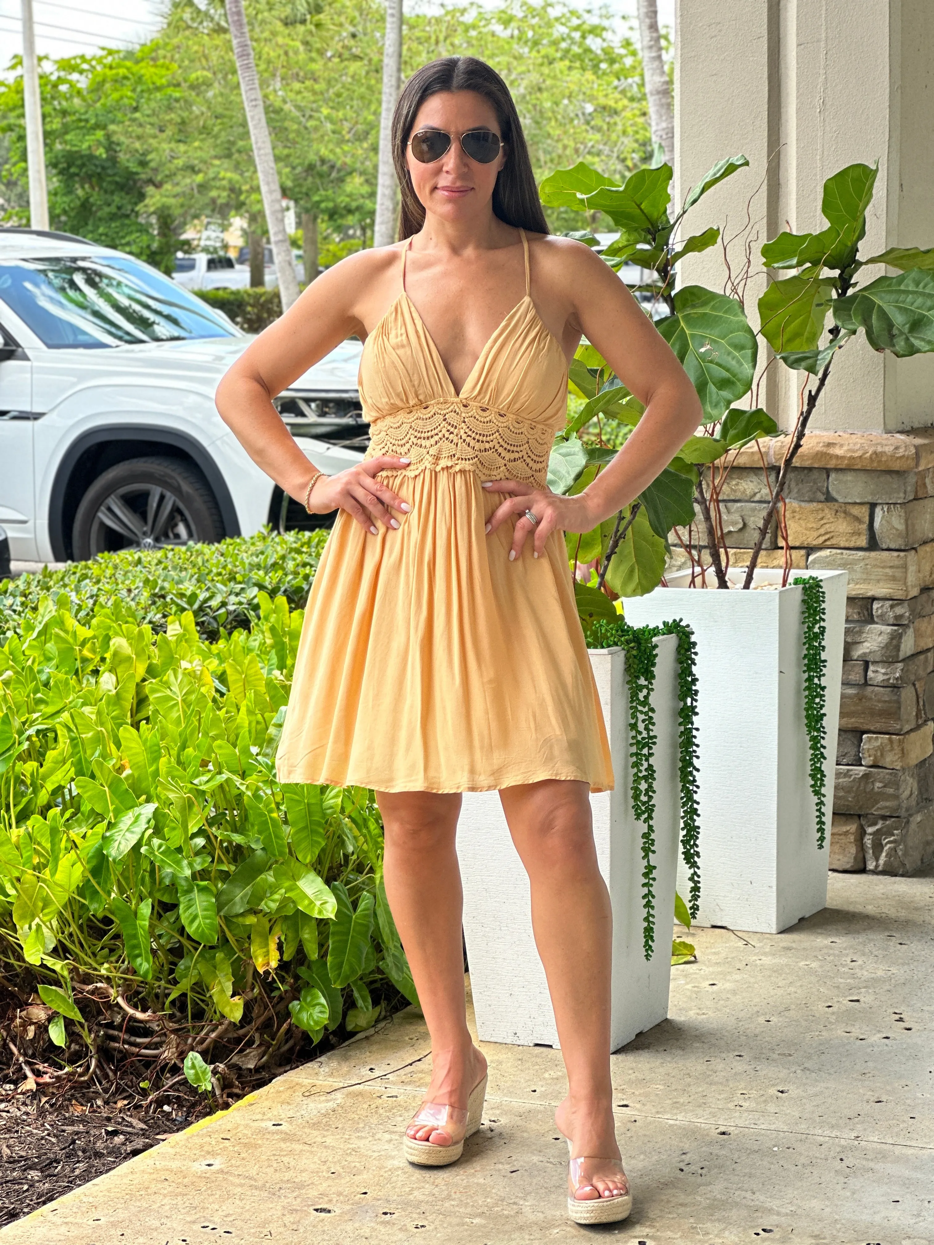 "Paola" Sleeveless Mini Dress