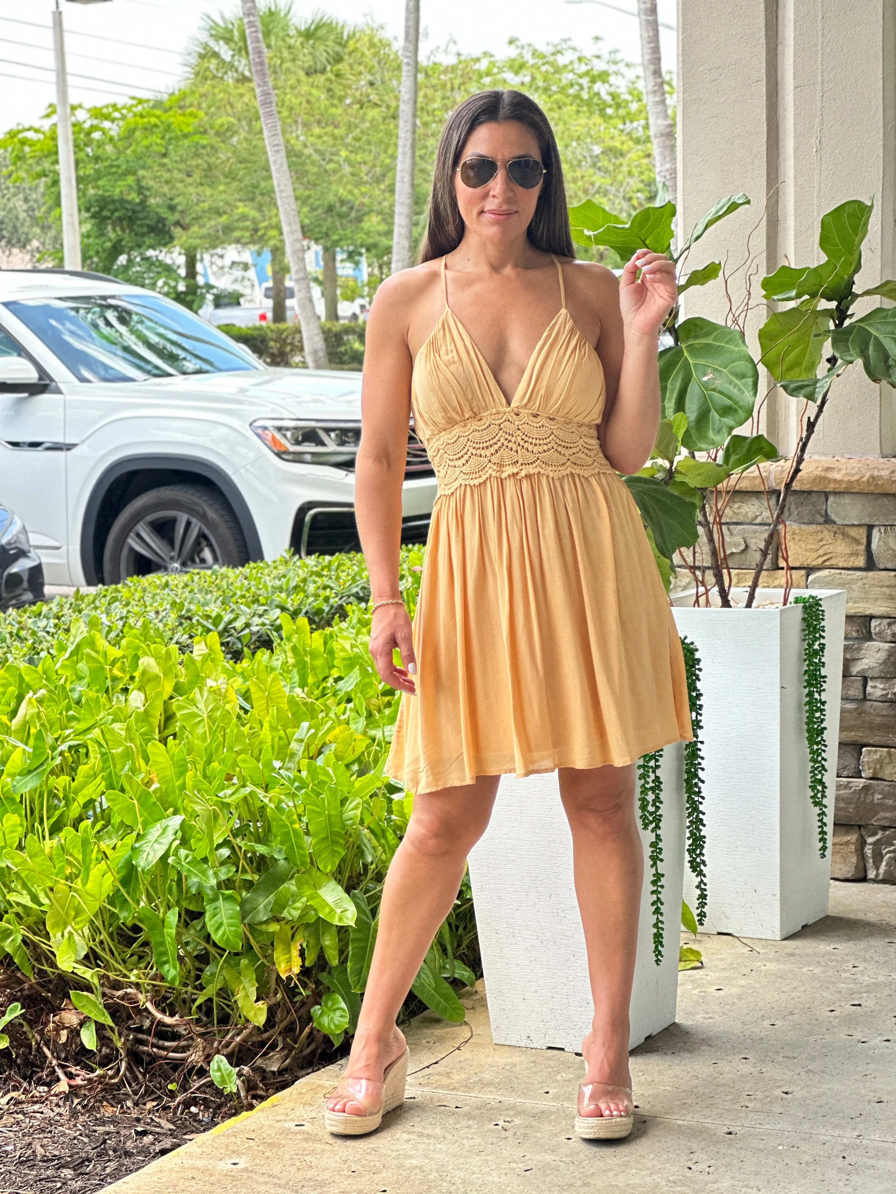 "Paola" Sleeveless Mini Dress