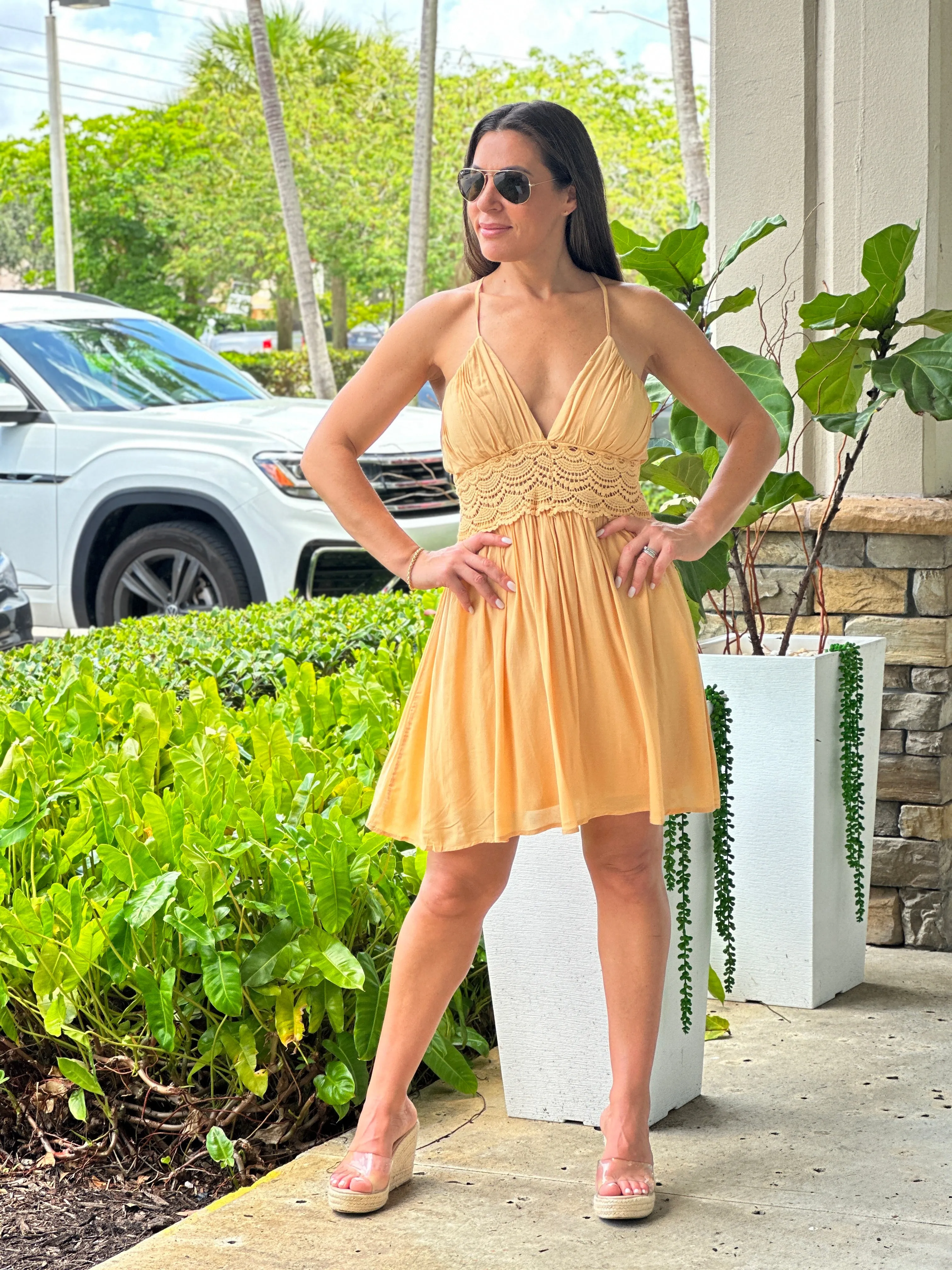 "Paola" Sleeveless Mini Dress