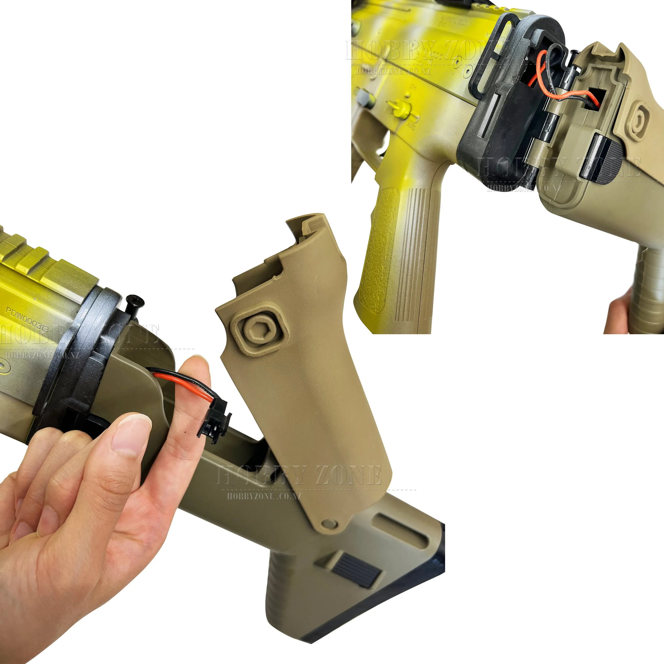 [R18 ] "Burnt Meringue" JM Scar V2 Gel Ball Blaster [ID Check Required]