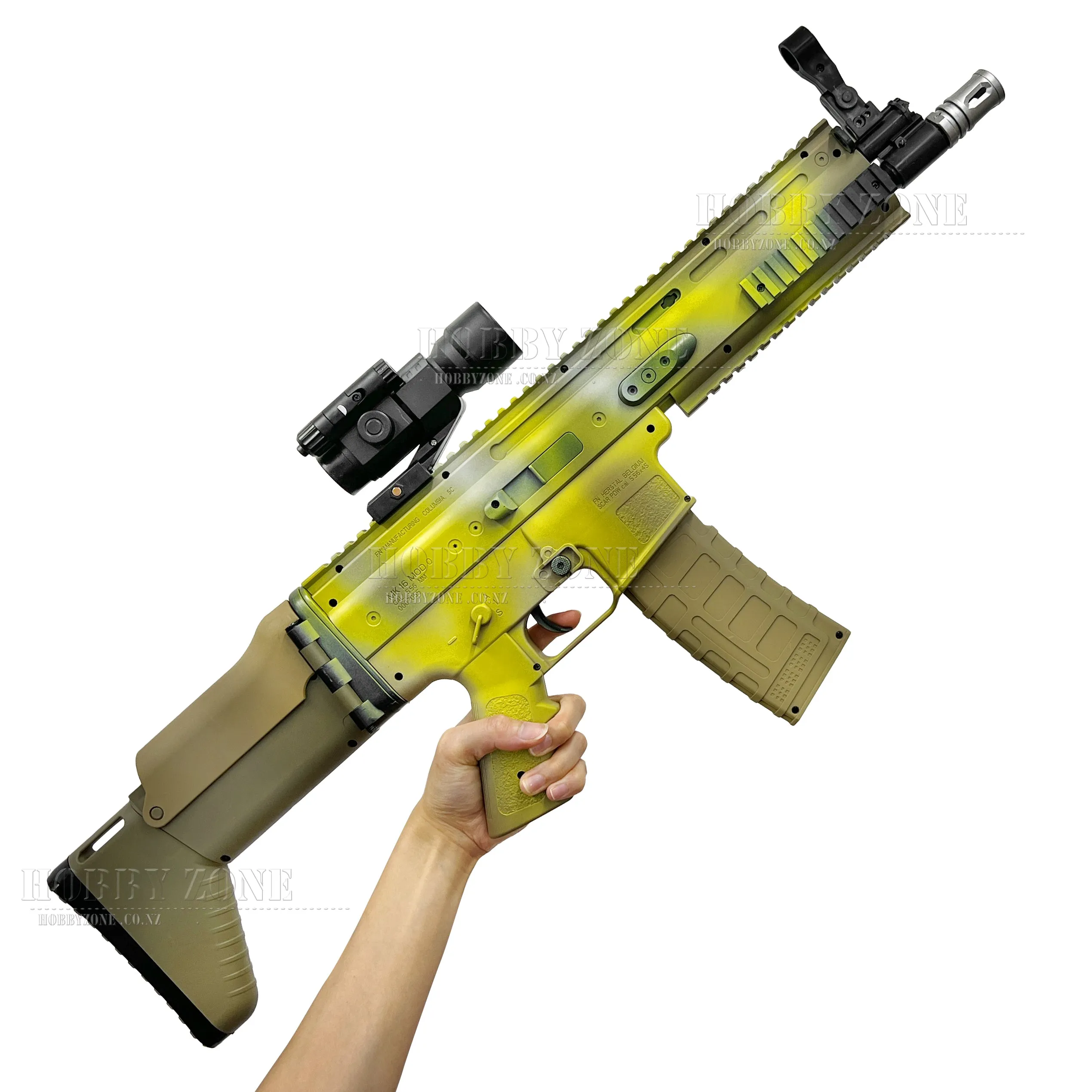 [R18 ] "Burnt Meringue" JM Scar V2 Gel Ball Blaster [ID Check Required]