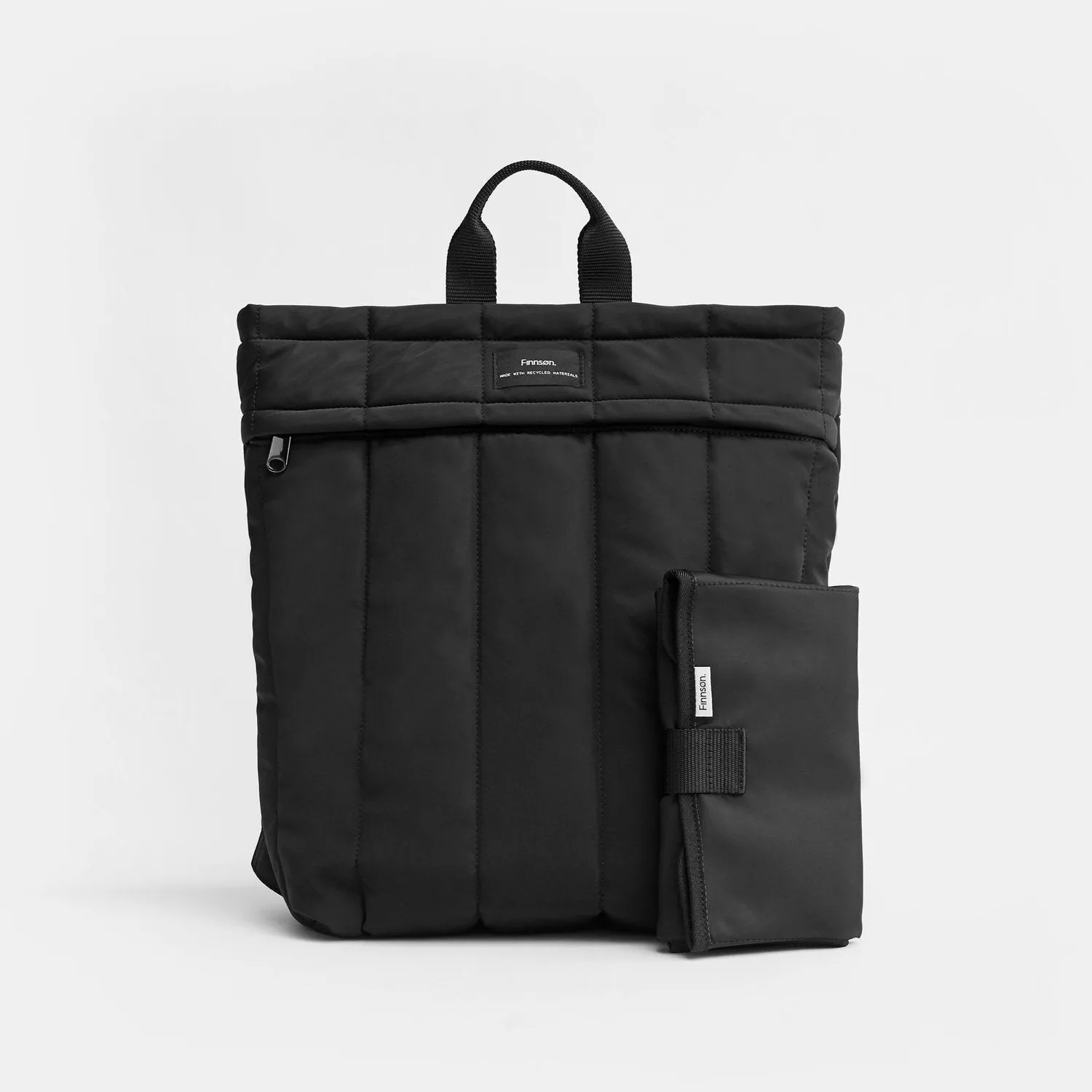RAE Eco Changing Backpack with Changing Mat (Black)