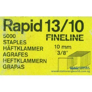 Rapid Staples 10mm 13/10