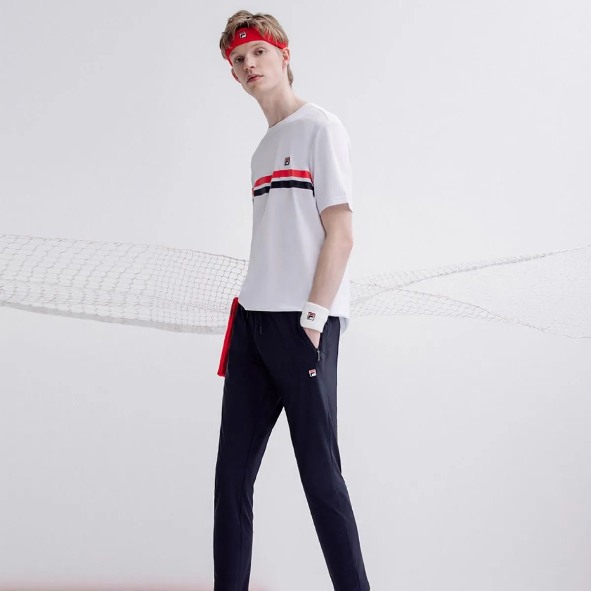 Red Line Casual White T-Shirt