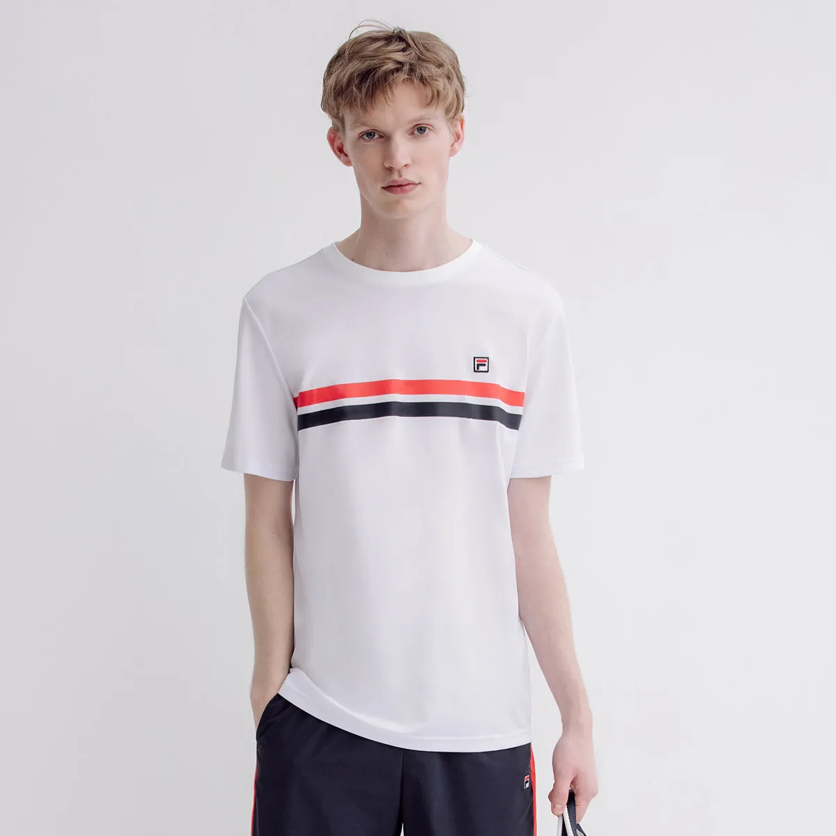 Red Line Casual White T-Shirt