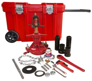 REED CDTM2100 Combination Drilling and Tapping Machine with 3/4 to 1-Inch Tap and 3/4 to 2-Inch Drill